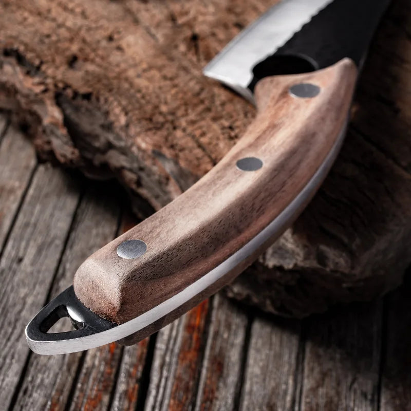 Stainless Steel Kitchen, Fishing Knife Meat Cleaver Handmade Forged Outdoor Butcher Knife