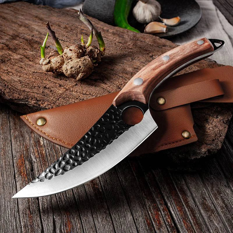 Stainless Steel Kitchen, Fishing Knife Meat Cleaver Handmade Forged Outdoor Butcher Knife