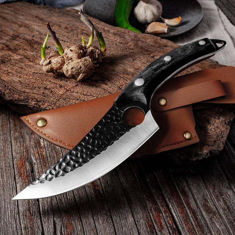 Stainless Steel Kitchen, Fishing Knife Meat Cleaver Handmade Forged Outdoor Butcher Knife