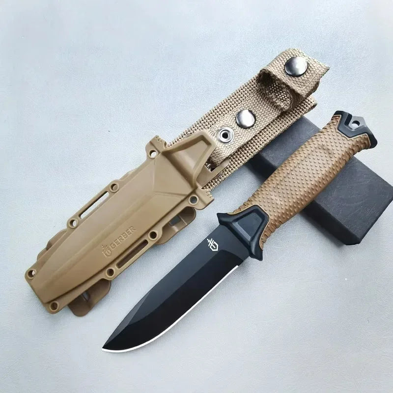 Stainless Steel Outdoor Survival Knife Portable Camping Pocket Knife Military Tactical