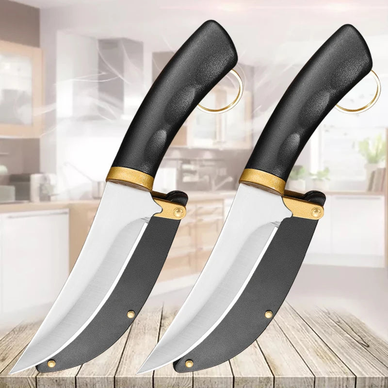 Stainless Steel Boning Knife for Cutting Vegetables, Beef, Lamb and Peeling Fruits