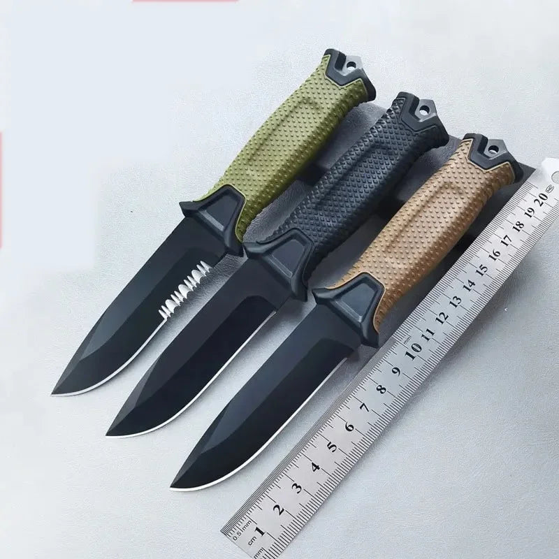 Stainless Steel Outdoor Survival Knife Portable Camping Pocket Knife Military Tactical