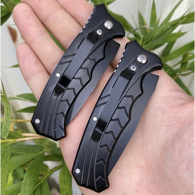 Outdoor Camping EDC Stainless Steel Survival Knife, Multi functional Pocket Knife