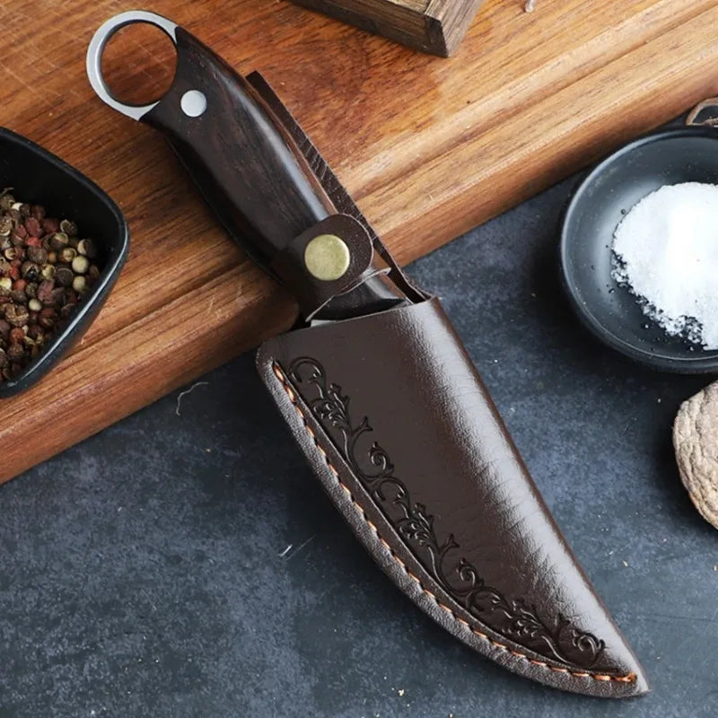 Stainless Steel Sharp Boning Knife Handmade Forged Chef's Knife for Household